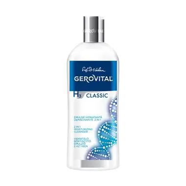 Gerovital H3 Classic Emulsie hidratanta demachianta 2 in 1 200 ml