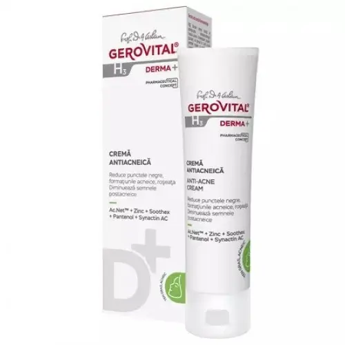 Gerovital H3 Derma+ crema antiacneica, 50ml 387 Zephyr Labs