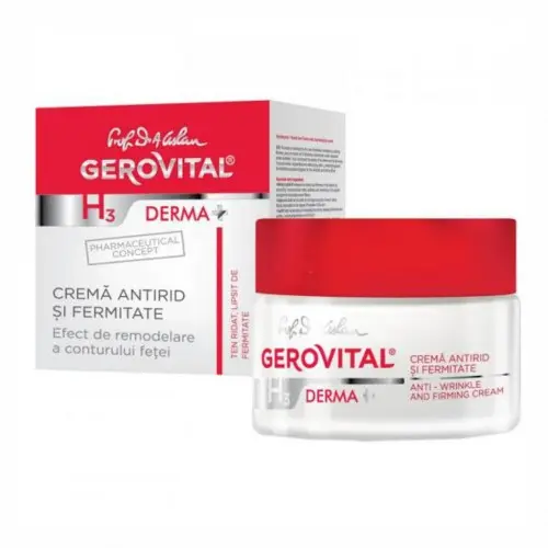 Gerovital H3 Derma+ Crema antirid si fermitate 50ml Zephyr Labs