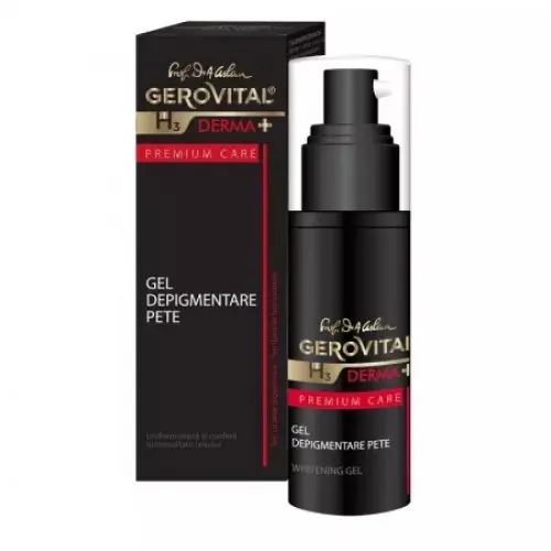 Gerovital H3 Derma+ Premium Care gel depigmentare pete, 30ml 4820 Zephyr Labs