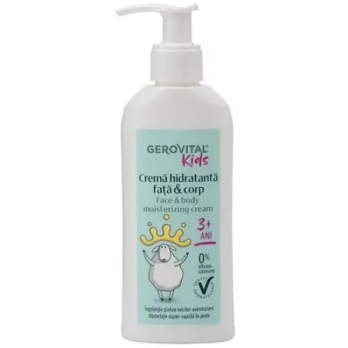 Gerovital Kids crema hidratare pentru fata si corp, 150ml 7550 Zephyr Labs