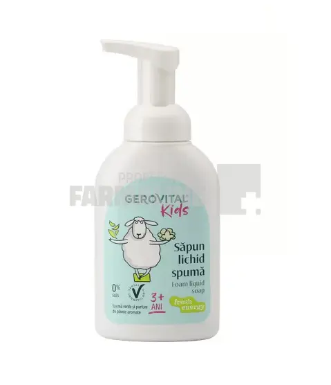 Gerovital Kids Sapun lichid spuma fresh energy 300 ml