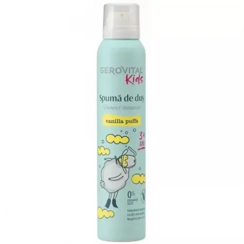 Gerovital Kids spuma dus vanilla Puffs, 200ml 37560 Zephyr Labs