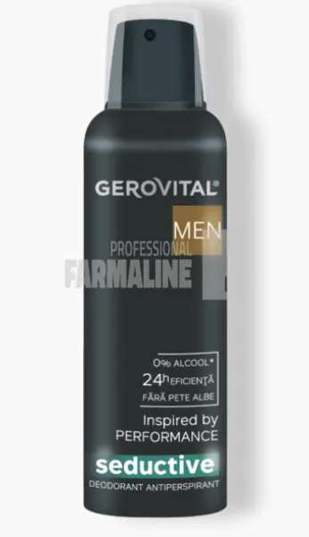 Gerovital Men Deo antiperspitant seduct 150 ml