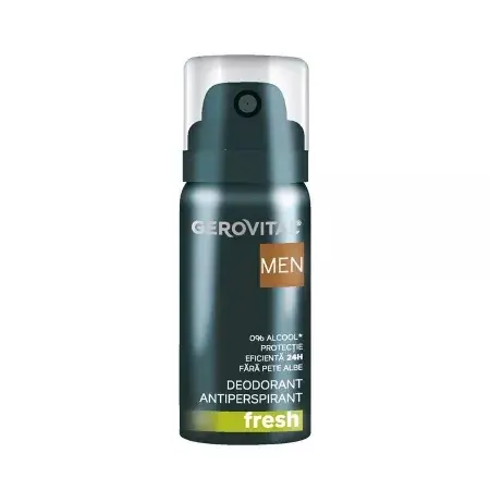 Gerovital Men Deodorant Antiperspirant Fresh, 40 ml