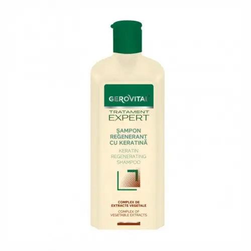 Gerovital Tratament Expert sampon regenerant cu keratina 400ml Zephyr Labs