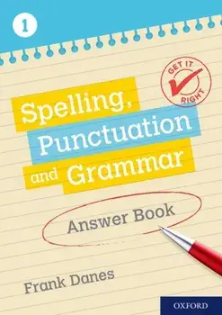Get It Right: KS3; 11-14: Spelling, Punctuation and Grammar Answer Book 1, Paperback/Jill Carter