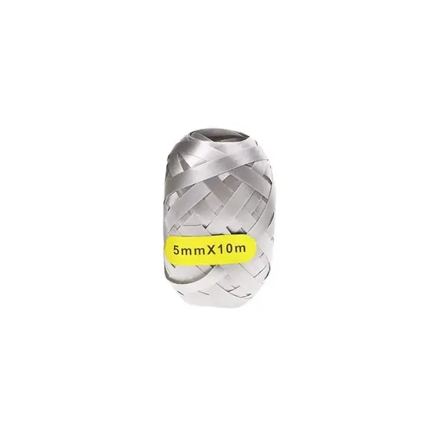 Ghem rafie pentru activitati crafts, argintiu, 5 mm x 10 m, 3 bucati set