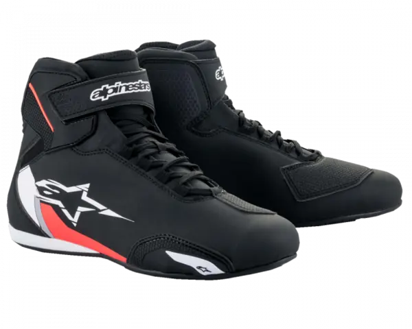 Ghete Alpinestars Sektor, culoare negru rosu alb, marime 10.5 43.5