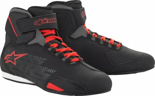 Ghete Alpinestars Sektor, culoare negru rosu, marime 38