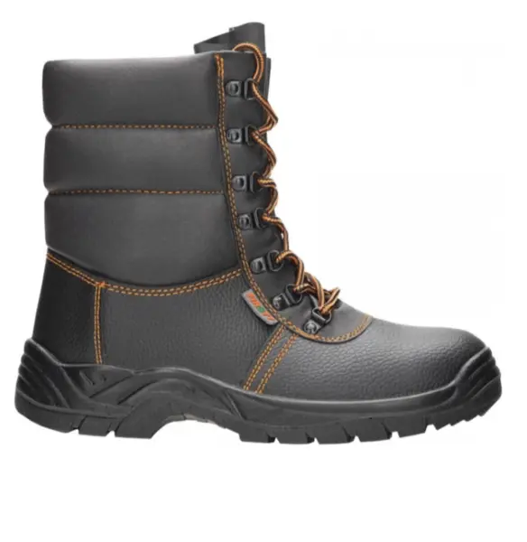 Ghete de protectie imblanite cu bombeu metalic si lamela, Ardon Firsty FIRWIN LB S3 CI, culoarea negru 36, NEGRU