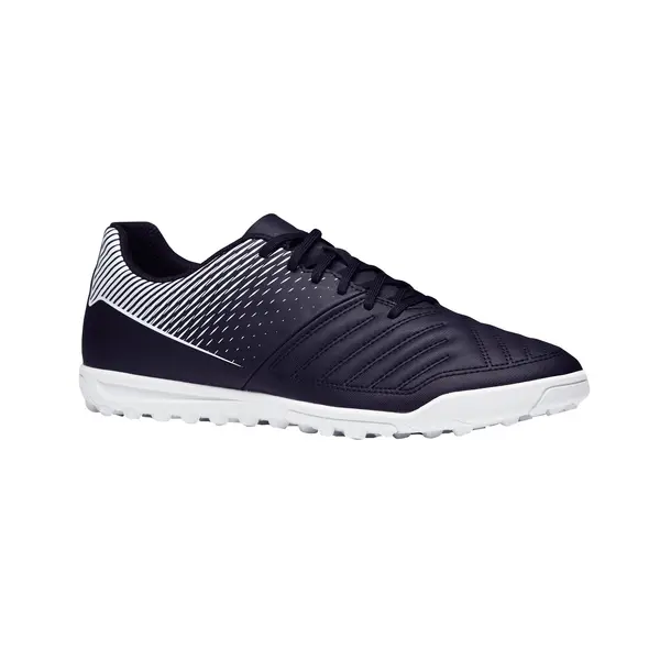 Ghete Fotbal Agility 100 TF Teren Sintetic Alb-Negru Adulți