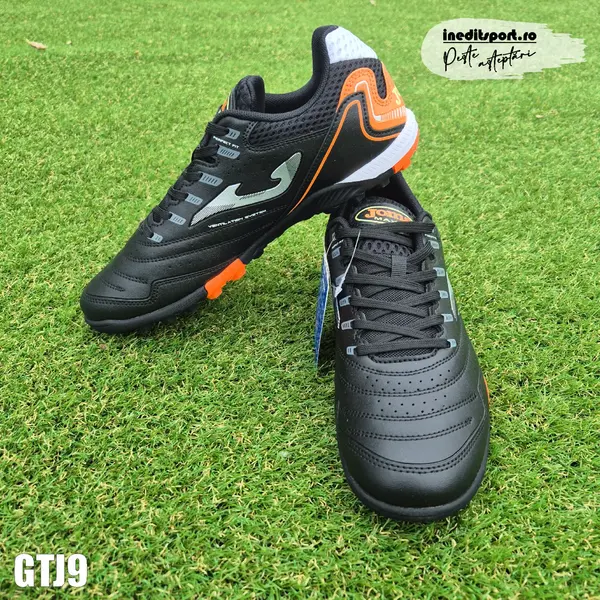 Ghete Fotbal Joma Black Orange Turf - GTJ9 41