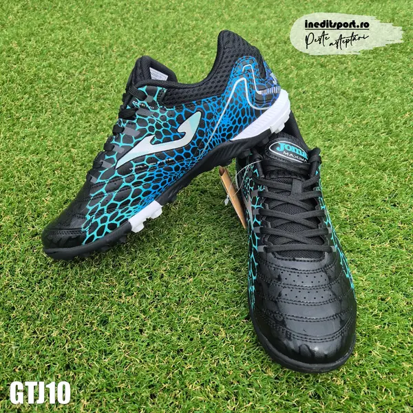 Ghete Fotbal Joma Black Turquoise Turf - GTJ10 40