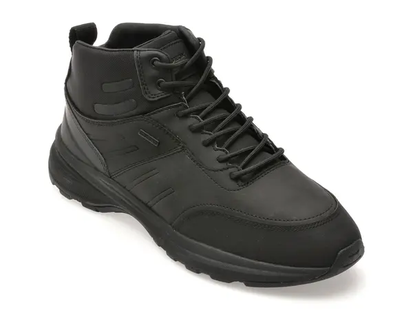 Ghete GEOX negre, U56M2C, din piele ecologica