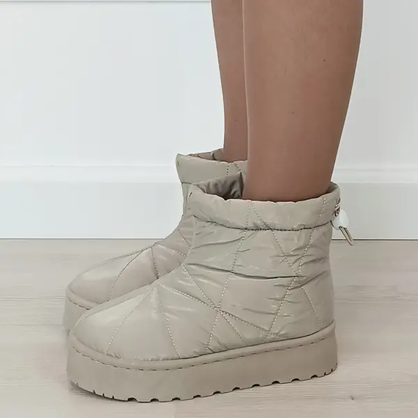 Ghete impermeabile kaki deschis DAV8651 112