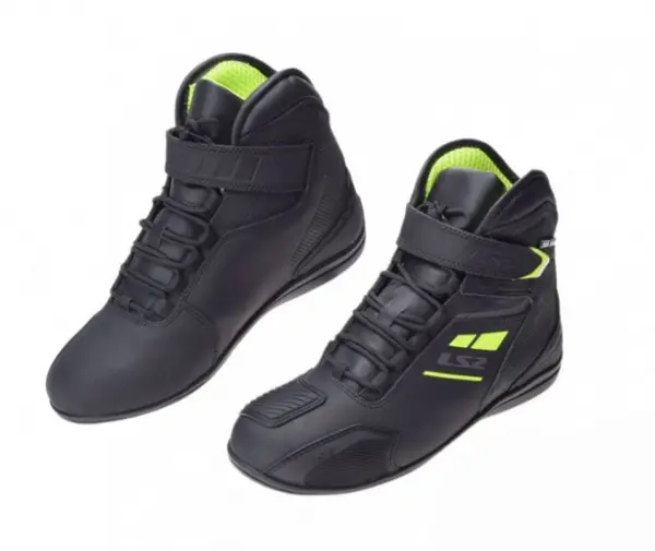 Ghete moto LS2 Garra Man WP, culoare negru galben, marime 45