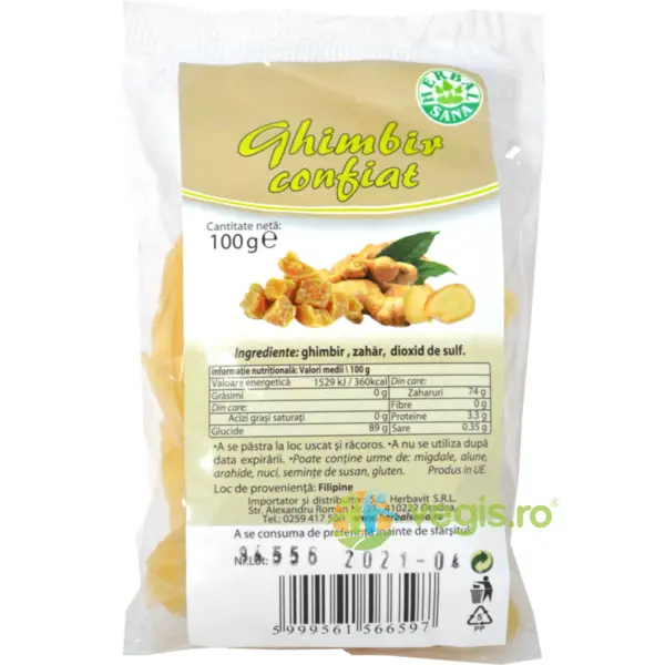 Ghimbir Confiat 100gr