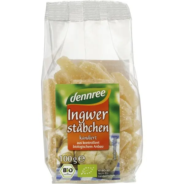 Ghimbir confiat, eco - 100 g