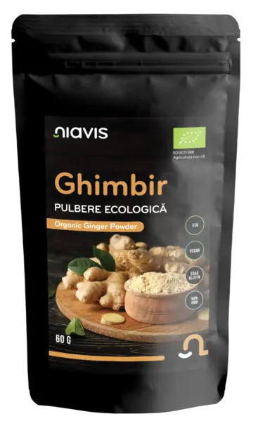 Ghimbir Pulbere ecologica, 60g, Niavis