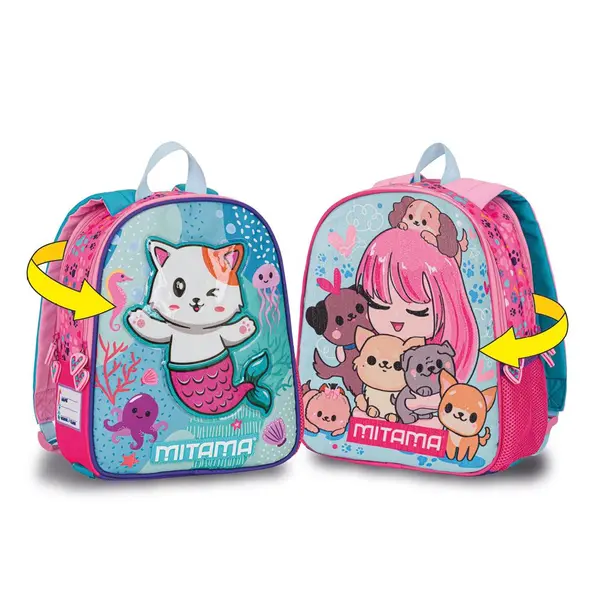 Ghiozdan 2in1, Mitama, Spinny, Puppycat