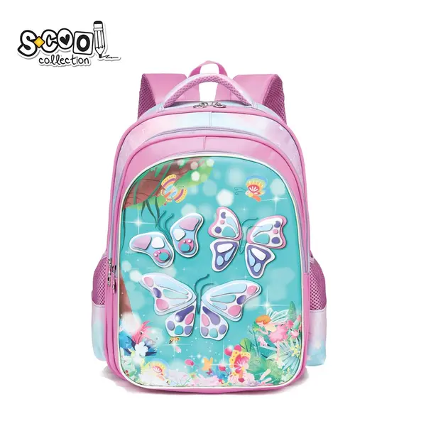 Ghiozdan 3D Butterfly, 41x31x24 cm, S-Cool