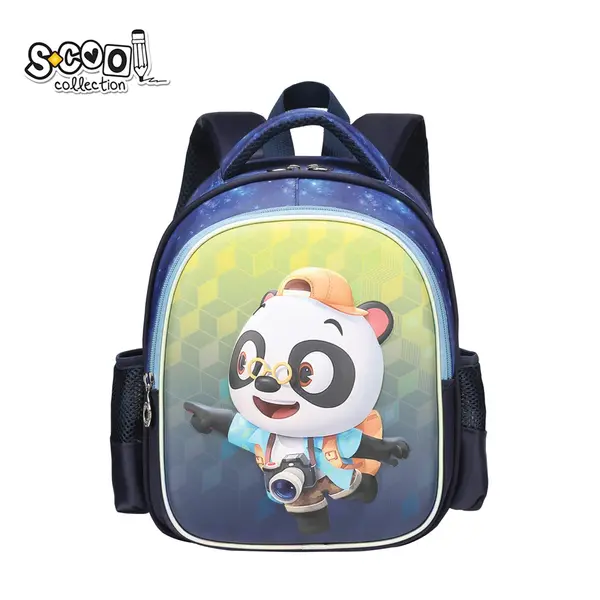 Ghiozdan 3D Panda, 31x25x17 cm, S-Cool