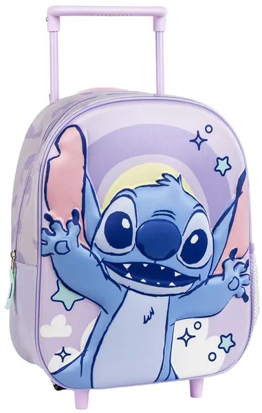 Ghiozdan 3D pentru grădiniță cu roți Cerda Stitch