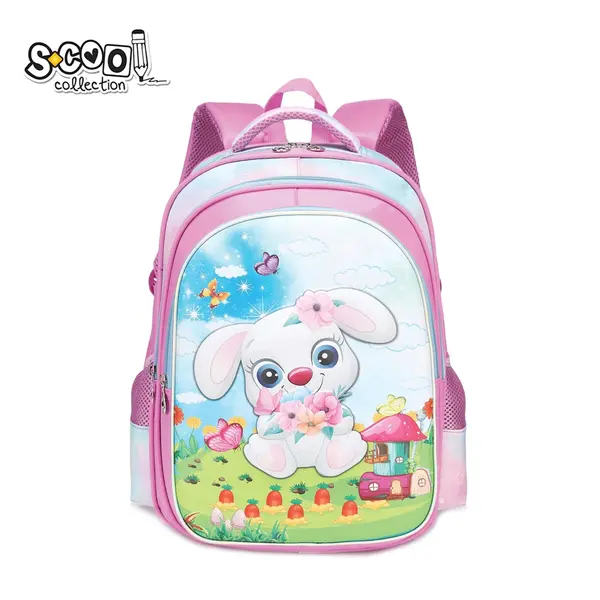 Ghiozdan 3D Rabbit, 41x31x24 cm, S-Cool