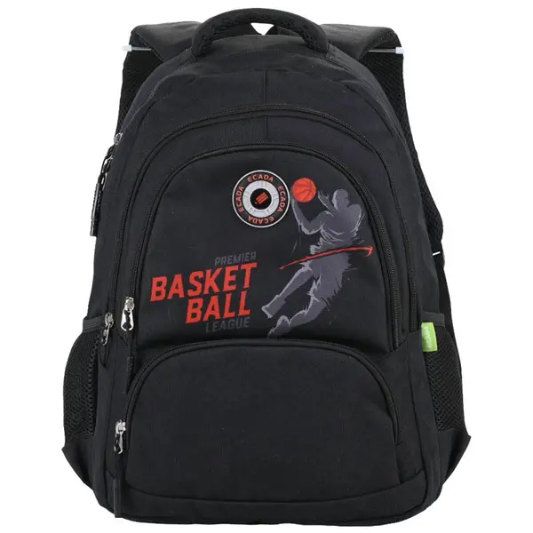 Ghiozdan adolescenti, 46x32x18cm, Basketball, 61494, Ecada