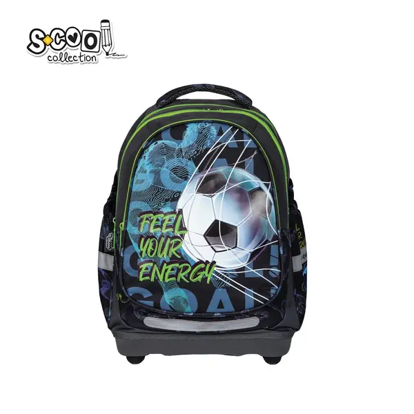 Ghiozdan anatomic Football, 39x38x19.5 cm, S-Cool