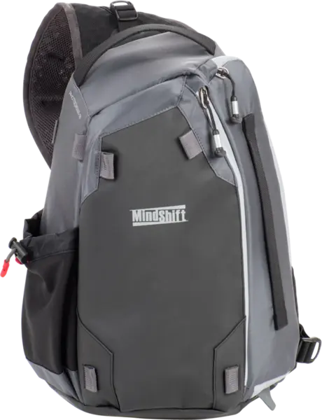 Ghiozdan aparat foto, obiective, flash, Think Tank MindShift PhotoCross Sling 10, Carbon Grey
