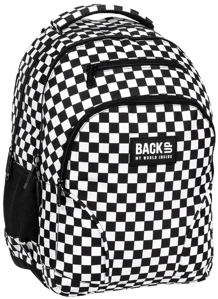 Ghiozdan BackUp W - Chess, cu 3 compartimente