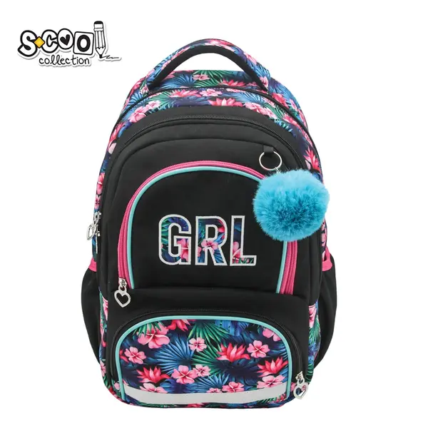 Ghiozdan compartiment laptop, grl, 42x31x16 cm, S-COOL