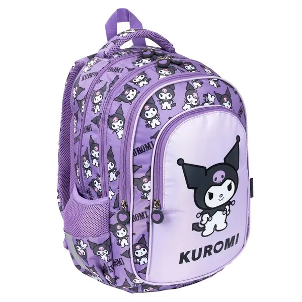 Ghiozdan cu 4 compartimente, St Majewski, Kuromi Violet, 40 cm