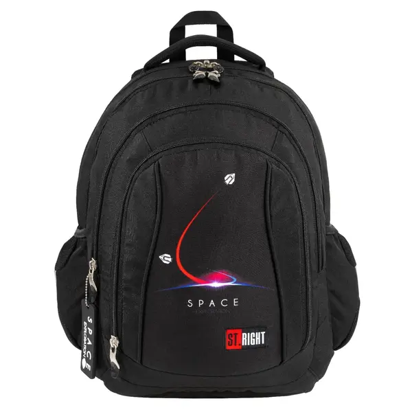 Ghiozdan cu 4 compartimente, St Majewski, St. Right Deep Space, 43 cm