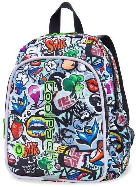 Ghiozdan cu iluminare LED pentru copii Cool Pack Bobby - Graffiti