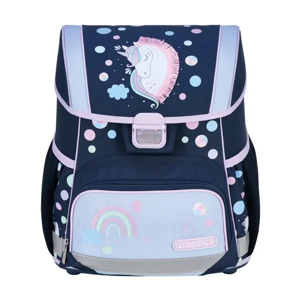 Ghiozdan echipat, 37x31x22 cm, Loop Plus, Herlitz Unicorn Dreams