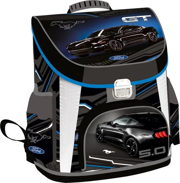 Ghiozdan ergonomic pentru școală Lizzy Card Ford Black