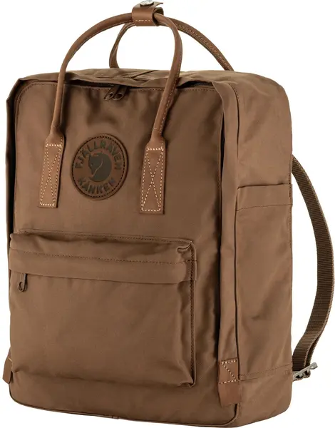 Ghiozdan Fjallraven Kanken No. 2 - Hazel Brown, cu mânere maro
