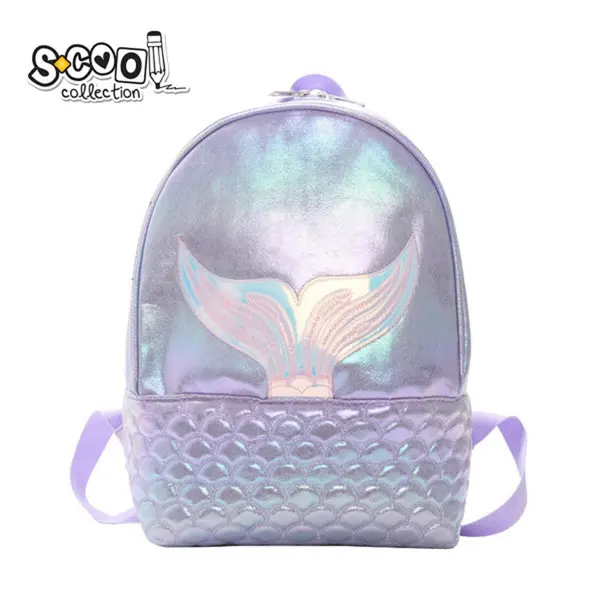 Ghiozdan gradinita, Glitter Mermaid, 25x32x11 cm, S-Cool