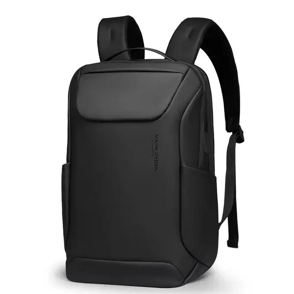 Ghiozdan Mark Ryden compatibil cu laptop 15.6 inch si tableta 11 inch, port USB, full impermeabil, 3 modalitati de purtare, ortopedic, 24L, buzunar antifurt, spatios, rezistent la uzura, negru