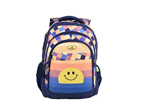 Ghiozdan neechipat 46x32x18 cm, Ecada Smile face 61437