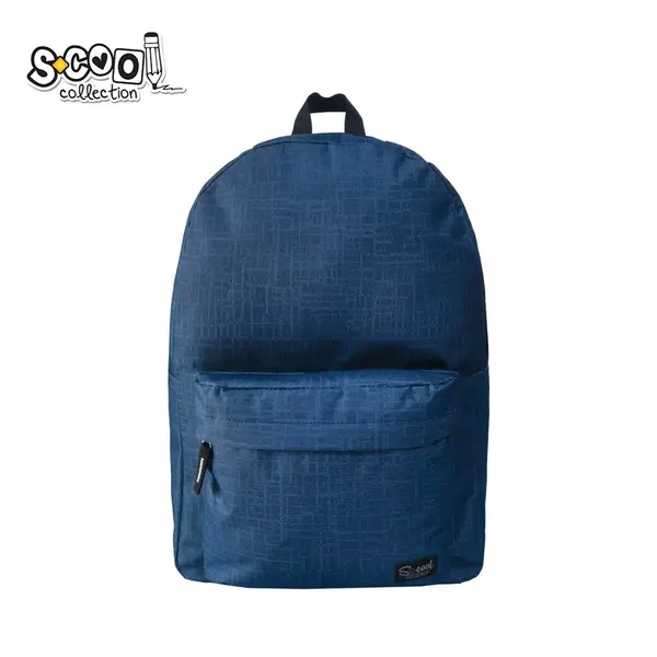 Ghiozdan neechipat Classic, S-COOL Denim