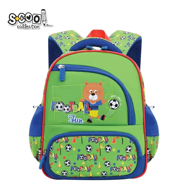 Ghiozdan neechipat football fun, 30x25x14 cm, S-COOL