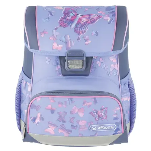 Ghiozdan neechipat Herlitz Loop motiv Butterfly Paradise, 31 x 37 x 22 cm