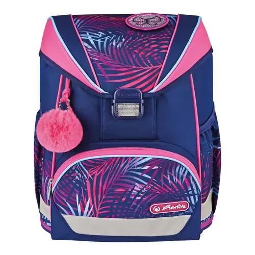 Ghiozdan neechipat Herlitz Ultralight, 15L, Albastru/Roz
