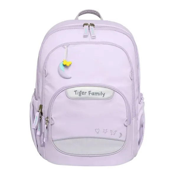 Ghiozdan neechipat, Tiger Family, Jazzy Flex, Lilac Color Pop, Special Edition