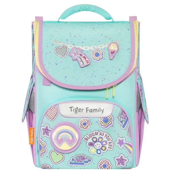Ghiozdan neechipat, Tiger Family, Nature Quest Pro 2S, Charms Generation