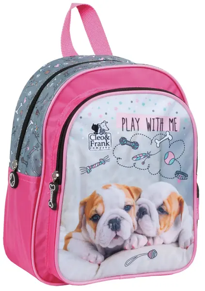 Ghiozdan pentru gradiniță Derform Cleo&Frank - Play With Me, cu 2 compartimente